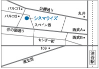 シネマライズ地図